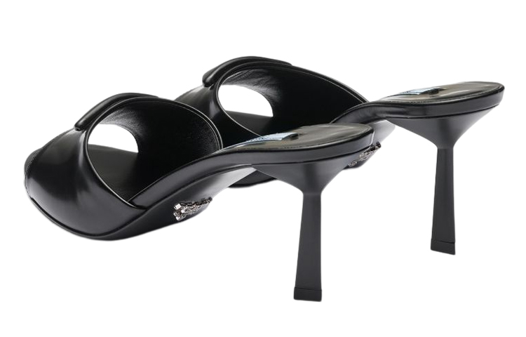 Shop (W) Prada Talons Aiguilles en Cuir Mode ''Noir'' 1XX657_055_F0002_F_075
