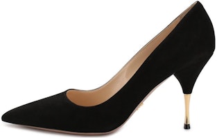 (Women) Prada Leather Stiletto Heels 'Black Fashion Versatile' 9cm 1I573L-008-F0002 (Women) Prada Leather Stiletto Heels 'Black Fashion Versatile' 9cm 1I573L-008-F0002