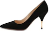 Buy (W) Prada Leder Stiletto-Absätze ''Schwarz Vielseitig'' 9cm 1I573L-008-F0002