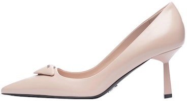 (Women) Prada Leather Stiletto Heels 'Pink' 1I928M_055_F0236_F_075 (Women) Prada Leather Stiletto Heels 'Pink' 1I928M_055_F0236_F_075