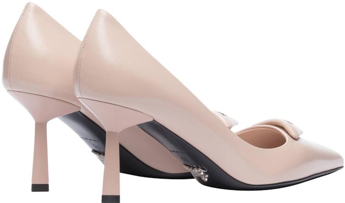 (Women) Prada Leather Stiletto Heels 'Pink' 1I928M_055_F0236_F_075 Purchase (Women) Prada Leather Stiletto Heels 'Pink' 1I928M_055_F0236_F_075