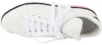 Lookbook (W) Prada Leder Rutschfeste Low-Top Sneaker ''Weiß Rosa'' 1E275L-3J8K-F0E1Q
