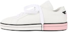 Buy (W) Prada Kulit Jahitan Slip-Tahan Sneakers Rendah 'Putih Merah Jambu' 1E275L-3J8K-F0E1Q