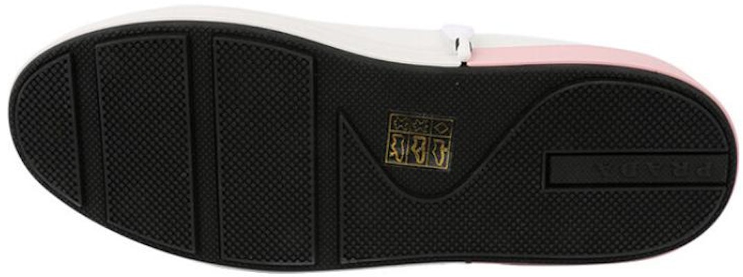 普拉达 PRADA 皮革車縫線防滑耐磨低幫板鞋 女款 白粉 Purchase 普拉达 PRADA 皮革車縫線防滑耐磨低幫板鞋 女款 白粉