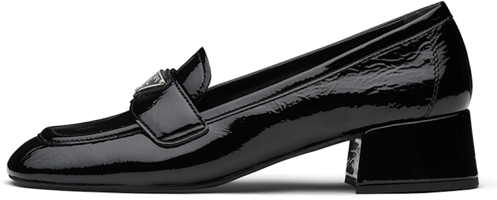 (Women) Prada Triangle Logo Patent Leather Shoes 'Black' 1D583M_H27_F0002_F_035 Buy (Women) Prada Triangle Logo Patent Leather Shoes 'Black' 1D583M_H27_F0002_F_035