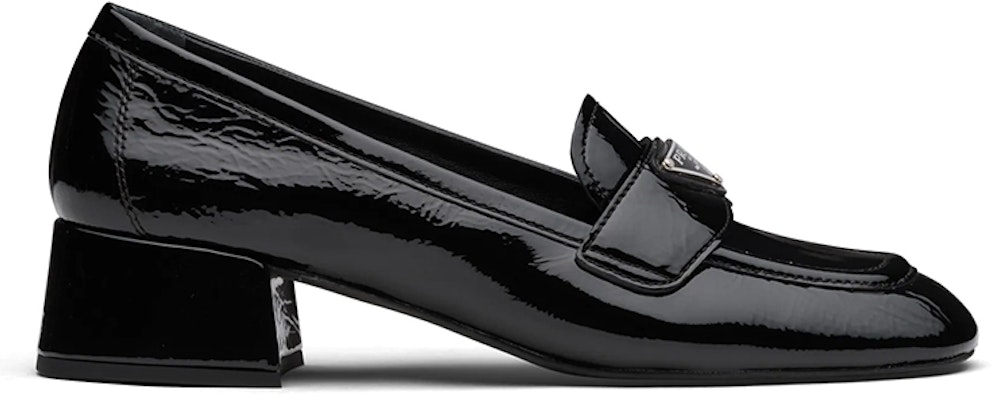 (Women) Prada Triangle Logo Patent Leather Shoes 'Black' 1D583M_H27_F0002_F_035 Order (Women) Prada Triangle Logo Patent Leather Shoes 'Black' 1D583M_H27_F0002_F_035