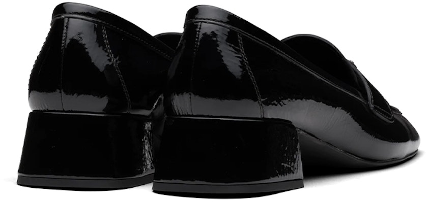 (Women) Prada Triangle Logo Patent Leather Shoes 'Black' 1D583M_H27_F0002_F_035 Purchase (Women) Prada Triangle Logo Patent Leather Shoes 'Black' 1D583M_H27_F0002_F_035