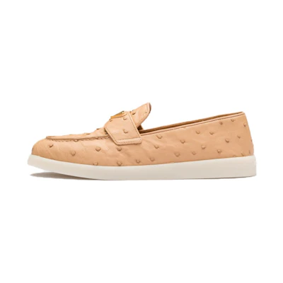(W) Prada Loafer 'Ostrich Beige'