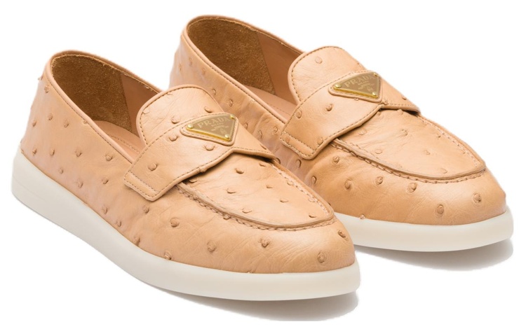 (W) Prada Loafer 'Ostrich Beige' 圖 2