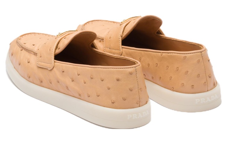 (W) Prada Loafer 'Ostrich Beige' 圖 3