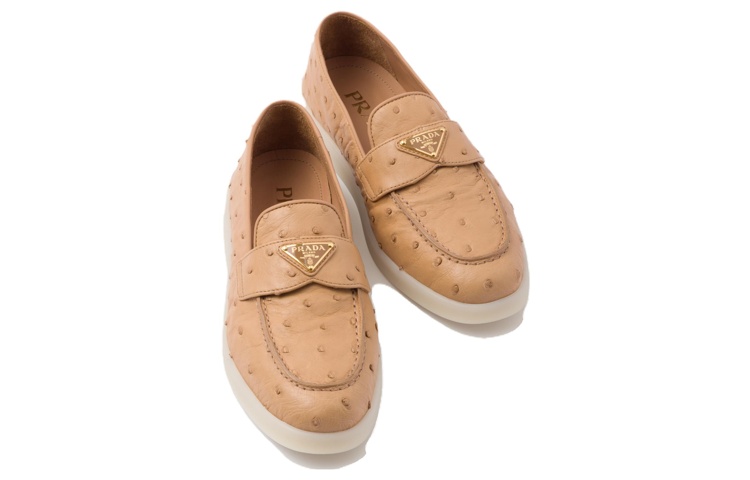 (W) Prada Loafer 'Ostrich Beige' 圖 4