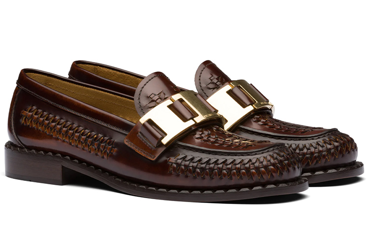 (W) Prada Loafers 'Brown Patent Leather' 圖 3