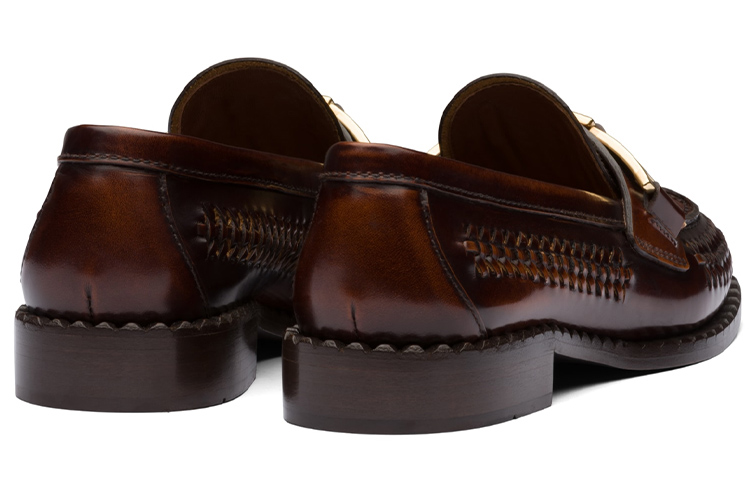(W) Prada Loafers 'Brown Patent Leather' 圖 4