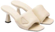 Lookbook (W) Sandales Prada à Talon Bloc Logo et Bout Carré ''Beige'' 1XX654_2DL8_F0F24_F_065