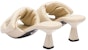 (W) Sandal Fesyen Prada Logo Blok Tumit Petak 'Beige' 1XX654_2DL8_F0F24_F_065