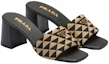 Lookbook (W) Prada Mules Mode Logo Jacquard Talon 6.5cm ''Beige Noir'' 1XX637_3LK6_F0Y30_F_065