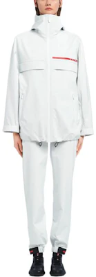 (Women) Prada Logo Printed Zip-Up Hooded Jacket Pink/White 29R423-1SX6-F0K74-S-182 Lookbook (Women) Prada Logo Printed Zip-Up Hooded Jacket Pink/White 29R423-1SX6-F0K74-S-182