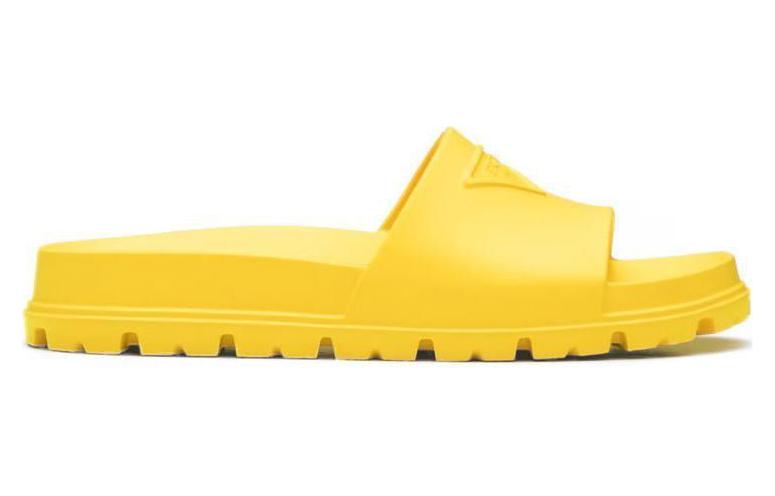 (W) Prada Logo Rubber Slide 'Yellow' 圖 2