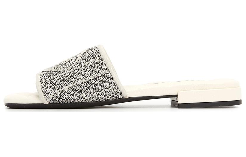 (W) Prada Logo Slides 'Beige'