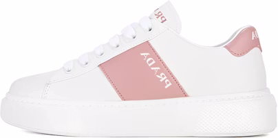 (Women) Prada Logo Sneakers 'White Pink' 1E223M-3ON8-F0N4W (Women) Prada Logo Sneakers 'White Pink' 1E223M-3ON8-F0N4W