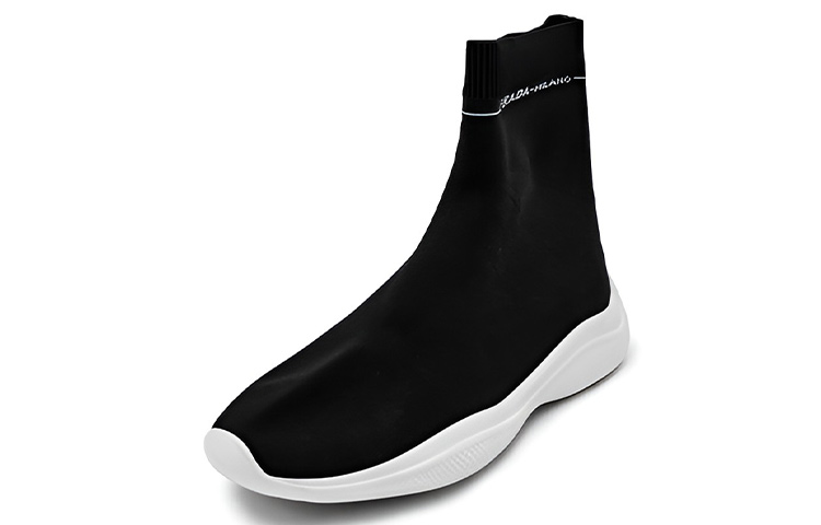 (W) Prada Logo Sock 'Black White' 圖 3