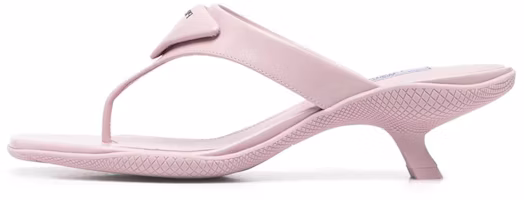 (Women) Prada Logo Thong Fashion Sandals 'Pink' 1Y630M_055_F0E18_F_045 (Women) Prada Logo Thong Fashion Sandals 'Pink' 1Y630M_055_F0E18_F_045