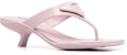 (W) Selipar Fesyen Logo Prada 'Merah Jambu' 1Y630M_055_F0E18_F_045