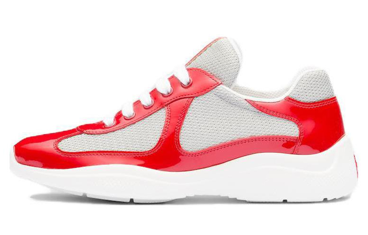 (W) Prada Low-Top 'Silver Red Fashion'