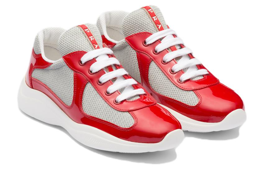 (W) Prada Low-Top 'Silver Red Fashion' 圖 2