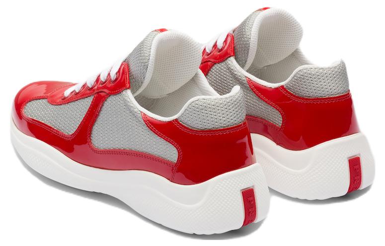 (W) Prada Low-Top 'Silver Red Fashion' 圖 4