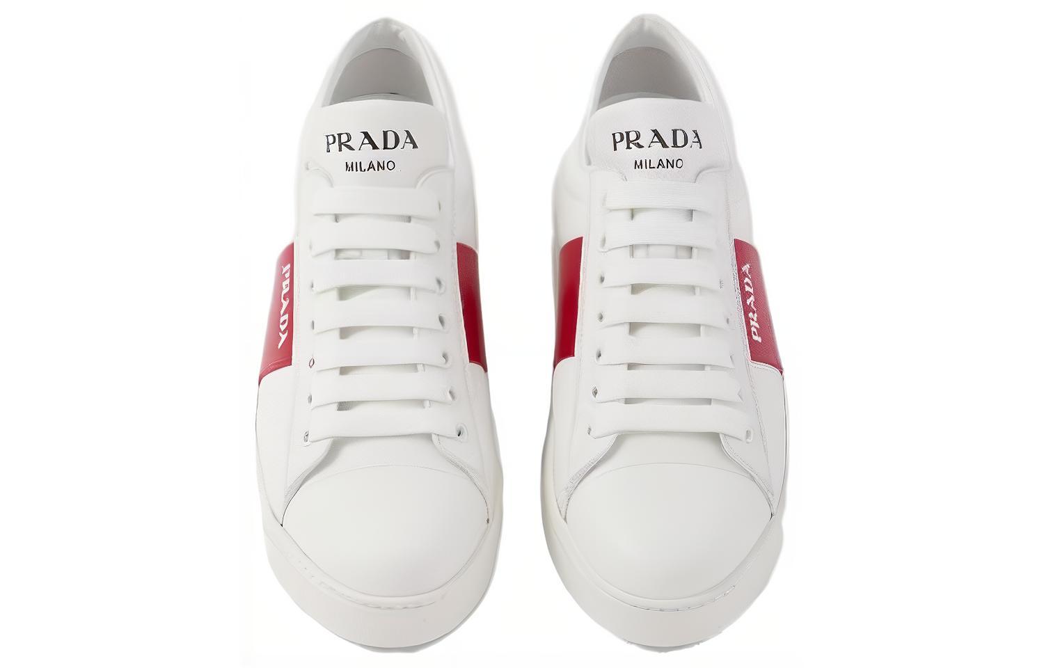 (W) Prada Low-Top Casual 'White' 圖 3