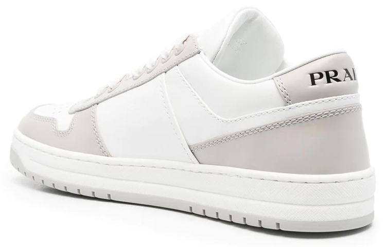 (W) Prada Low-Top Lace-Up Fashion Sneakers 'White Grey' 圖 4
