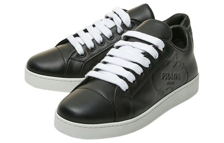 Order (Women) Prada Low-Top Lace-Up Sneakers 'Black Fashion' 1E950L_3K7S_F0967