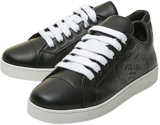 (Women) Prada Low-Top Lace-Up Sneakers 'Black Fashion' 1E950L_3K7S_F0967 Order (Women) Prada Low-Top Lace-Up Sneakers 'Black Fashion' 1E950L_3K7S_F0967