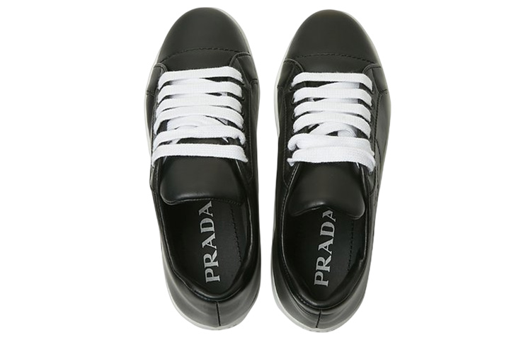 Lookbook (Women) Prada Low-Top Lace-Up Sneakers 'Black Fashion' 1E950L_3K7S_F0967