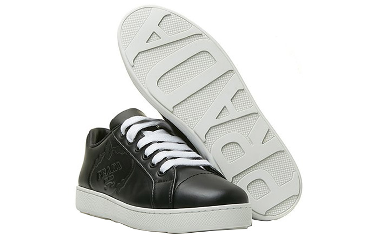Details for (Women) Prada Low-Top Lace-Up Sneakers 'Black Fashion' 1E950L_3K7S_F0967