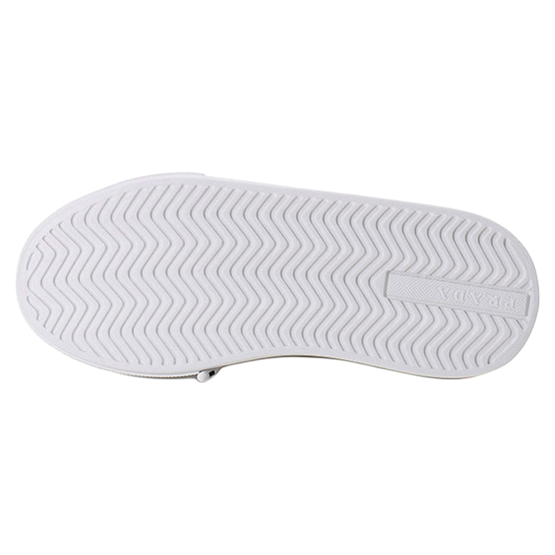 (W) Prada Low Sneakers 'White Leather with Black Lines' 圖 5