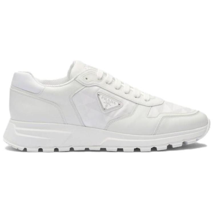 (W) Prada Low Top Sneakers 'White Leather Lightweight Foam' 圖 2