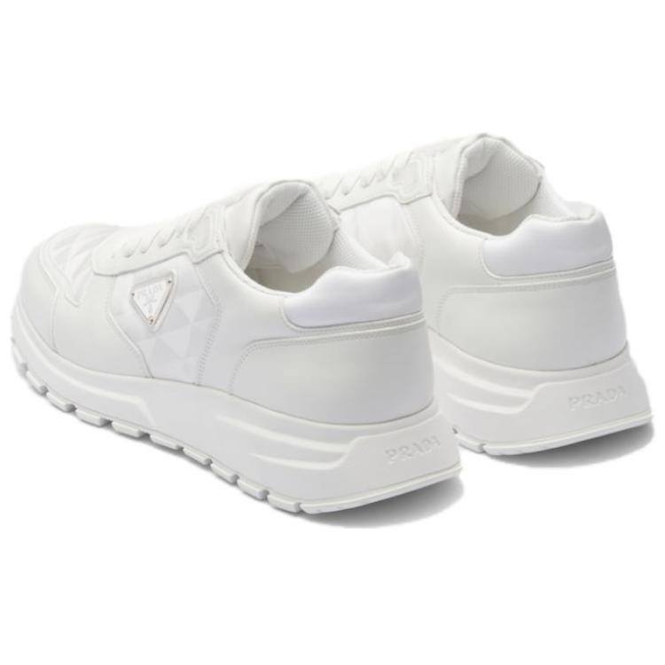 (W) Prada Low Top Sneakers 'White Leather Lightweight Foam' 圖 4