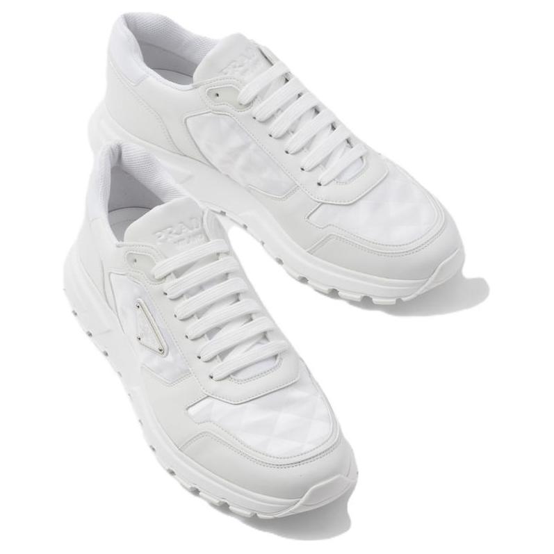 (W) Prada Low Top Sneakers 'White Leather Lightweight Foam' 圖 5