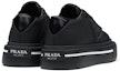 Purchase (W) 프라다 리나일론 & 브러쉬드 레더 스니커즈 '블랙' 1E661M_3LF5_F0632_F_045