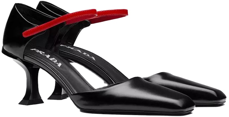 (Women) Prada Mary Jane Pumps 'Black Red' 1I482M_3ALJ_F0N98_F_065 Lookbook (Women) Prada Mary Jane Pumps 'Black Red' 1I482M_3ALJ_F0N98_F_065