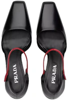 Shop (W) Prada Mary Jane Pumps 'Hitam Merah' 1I482M_3ALJ_F0N98_F_065