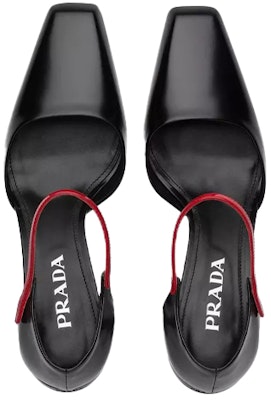 (Women) Prada Mary Jane Pumps 'Black Red' 1I482M_3ALJ_F0N98_F_065 Shop (Women) Prada Mary Jane Pumps 'Black Red' 1I482M_3ALJ_F0N98_F_065