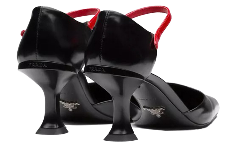 Purchase (W) Zapatos Prada Mary Jane 'Negro Rojo'. 1I482M_3ALJ_F0N98_F_065