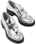 Shop (W) 프라다 메탈릭 50mm 로퍼 실버 가죽 (Prada Metallic 50mm Loafer Silver Leather) 1D246M_3AU1_F0118_F_B050