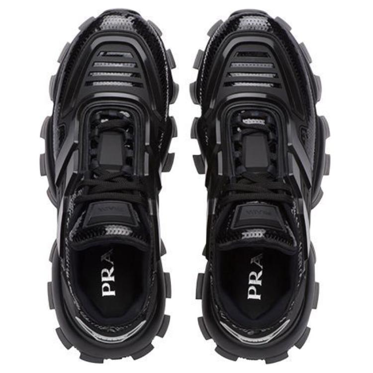 (W) Prada Mid-Top Sneaker 'Black' 圖 5