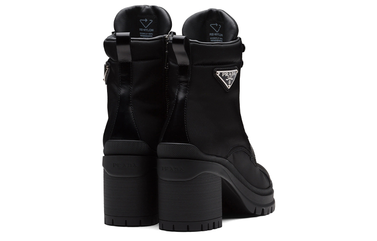 (W) Prada 55mm Laced Booties Black Nylon 圖 5