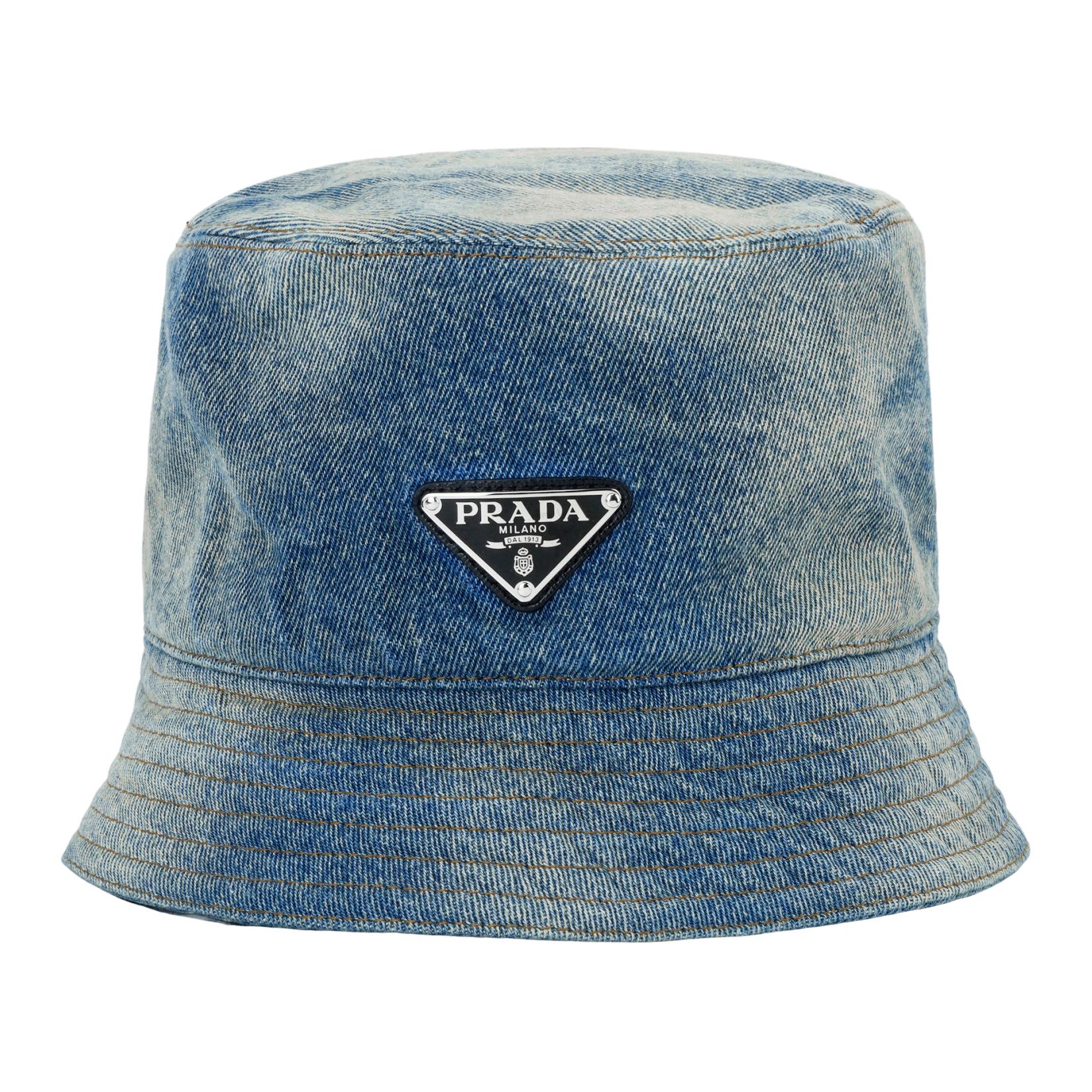 Order (Women) PRADA Minimalist Casual Fashion Bucket Hat Women’s Blue 1HC13712K1F0V3N