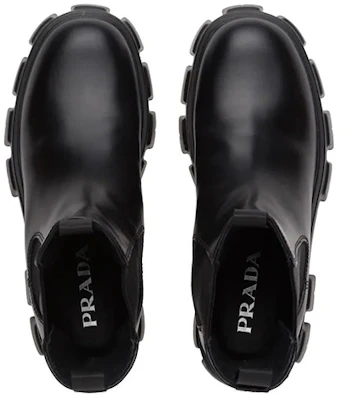 (W) Botines Prada Monolith 55mm de Cuero Negro Cepillado 1U749M_B4L_F0002_F_B055 Shop (W) Botines Prada Monolith 55mm de Cuero Negro Cepillado 1U749M_B4L_F0002_F_B055